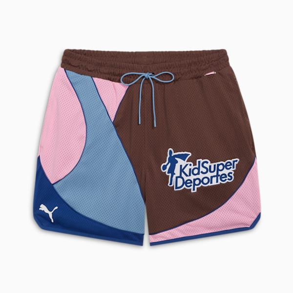 Cheap Erlebniswelt-fliegenfischen Jordan Outlet x KIDSUPER Men's Shorts, Chestnut Brown, extralarge